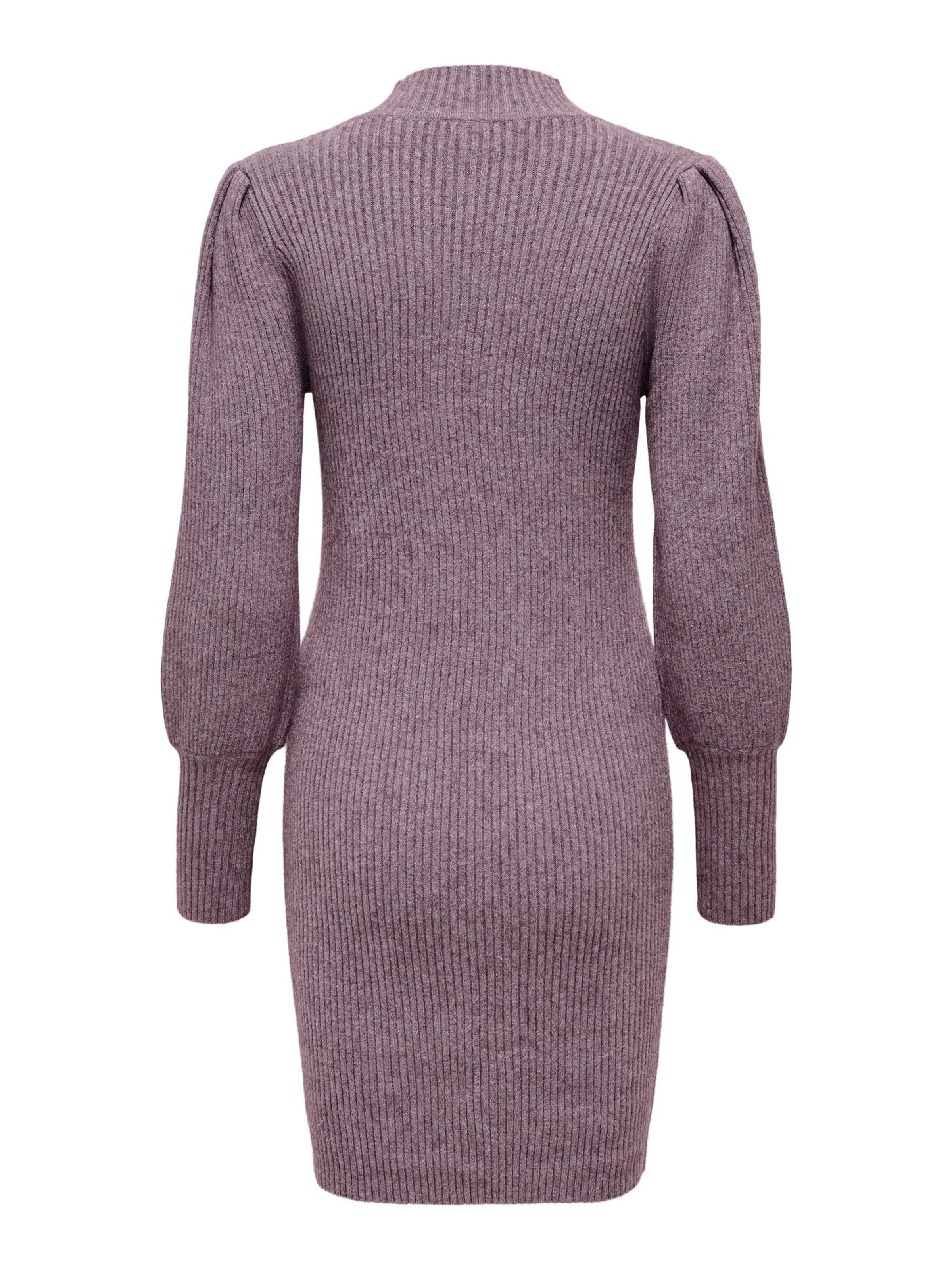 Only Maternity Stickad klänning 'OLMKATIA' i lila