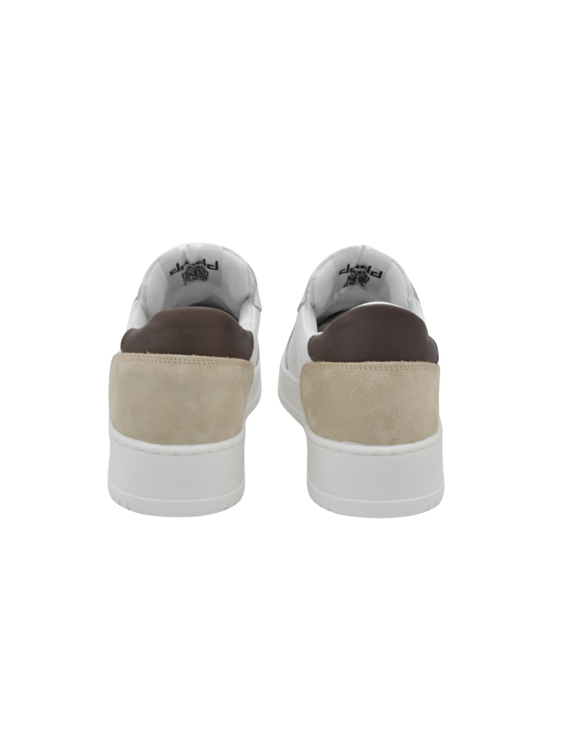 DRUDD Låg sneaker 'D-310-leather' i vit