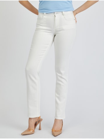 Orsay Regular Jeans in White: front