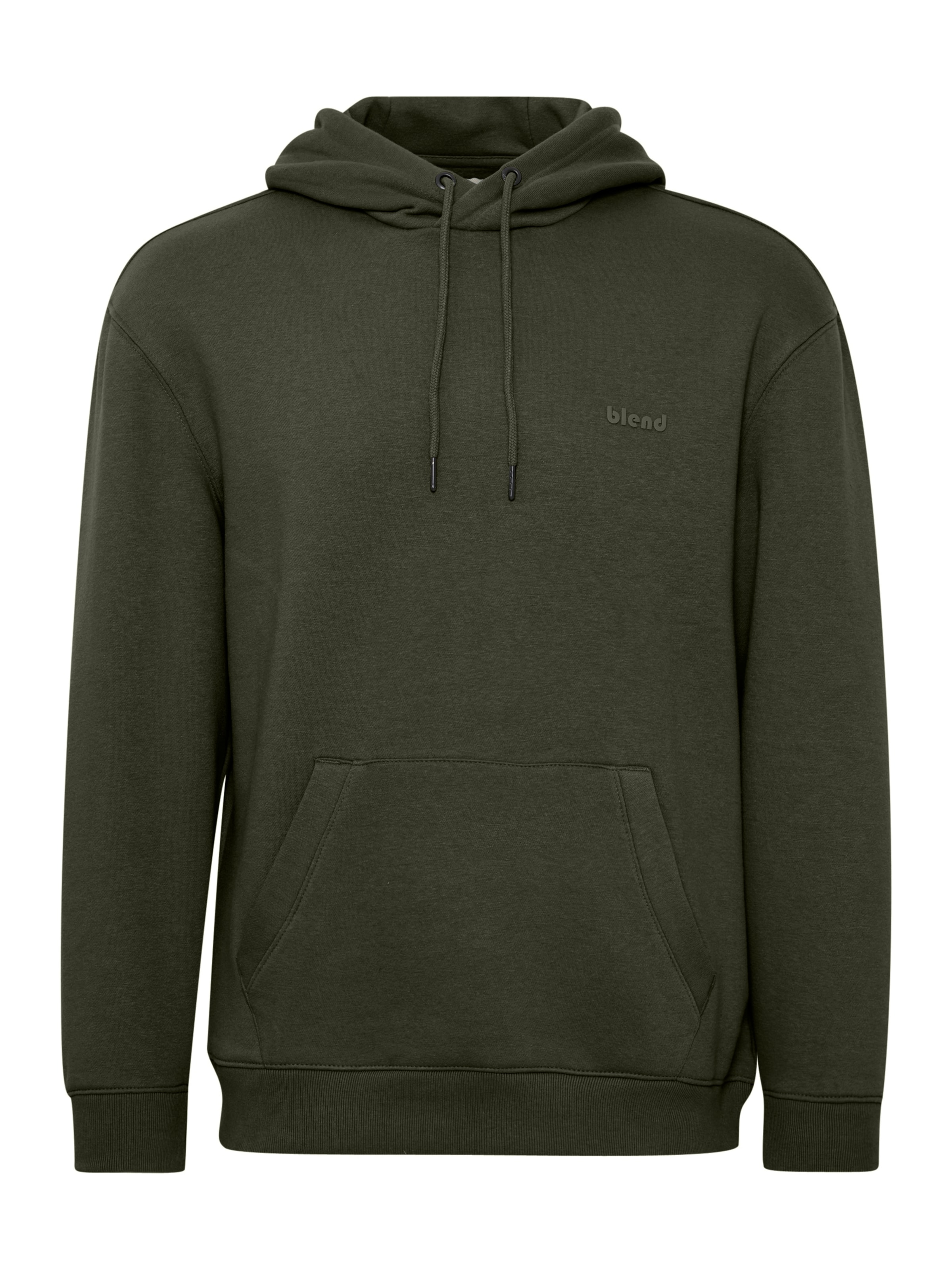 BLEND Hoodie 'BHDowntown' in Grün: Vorderseite