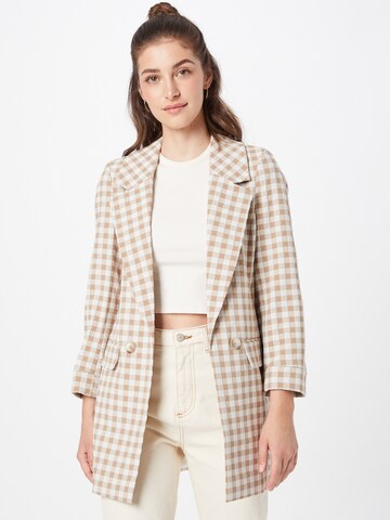 River Island Blazer | rjava barva: sprednja stran