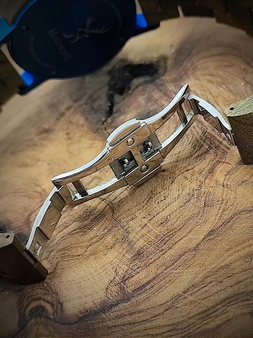 Holzwerk Analoguhr 'FLENSBURG'‌‌‌‌ in Grün