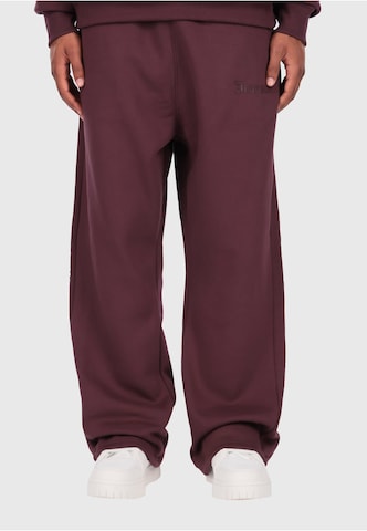Loosefit Pantalon Dropsize en rouge : devant