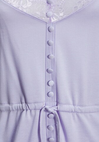 LASCANA Korte pyjama in Lila