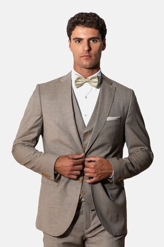 Real Guys Set Schleife mit passendem Einstecktuch in Beige