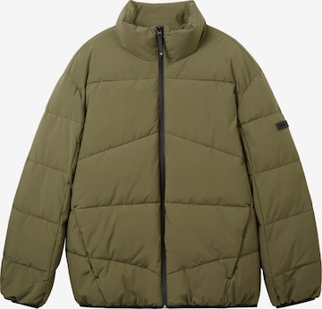 TOM TAILOR DENIM Between-Season Jacket in Green: front