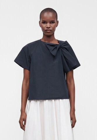 Weekend Max Mara Blus 'RECENTE' i blå: framsida