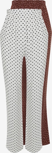 Trendyol Pyjamahose in XS in schoko / schwarz / weiß, Produktansicht
