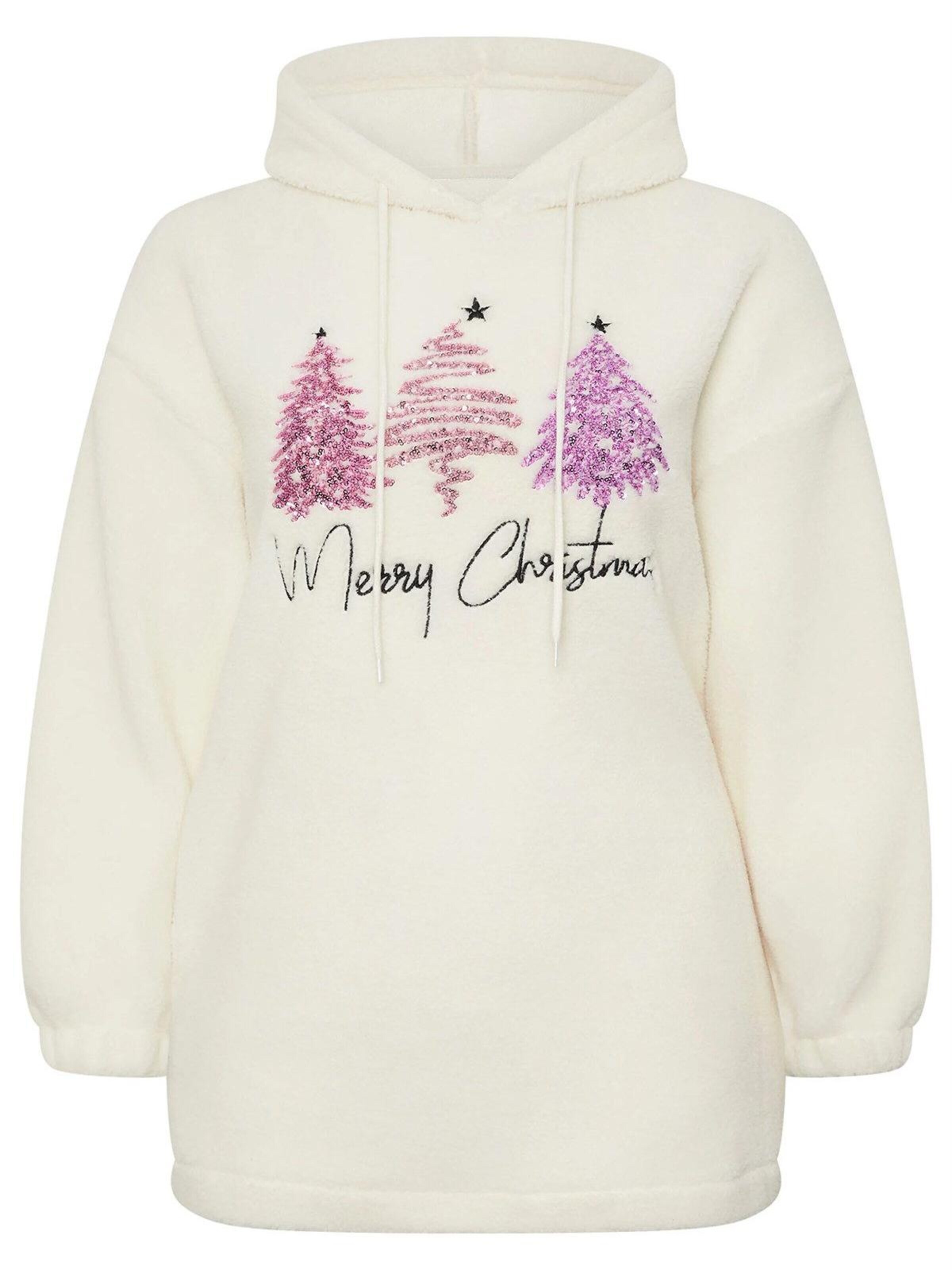 Shape Of You Sweatshirt‌‌‌‌‌ in Weiß: Vorderseite