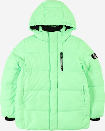 Veste d’hiver 'Essential' Calvin Klein Jeans en vert : devant