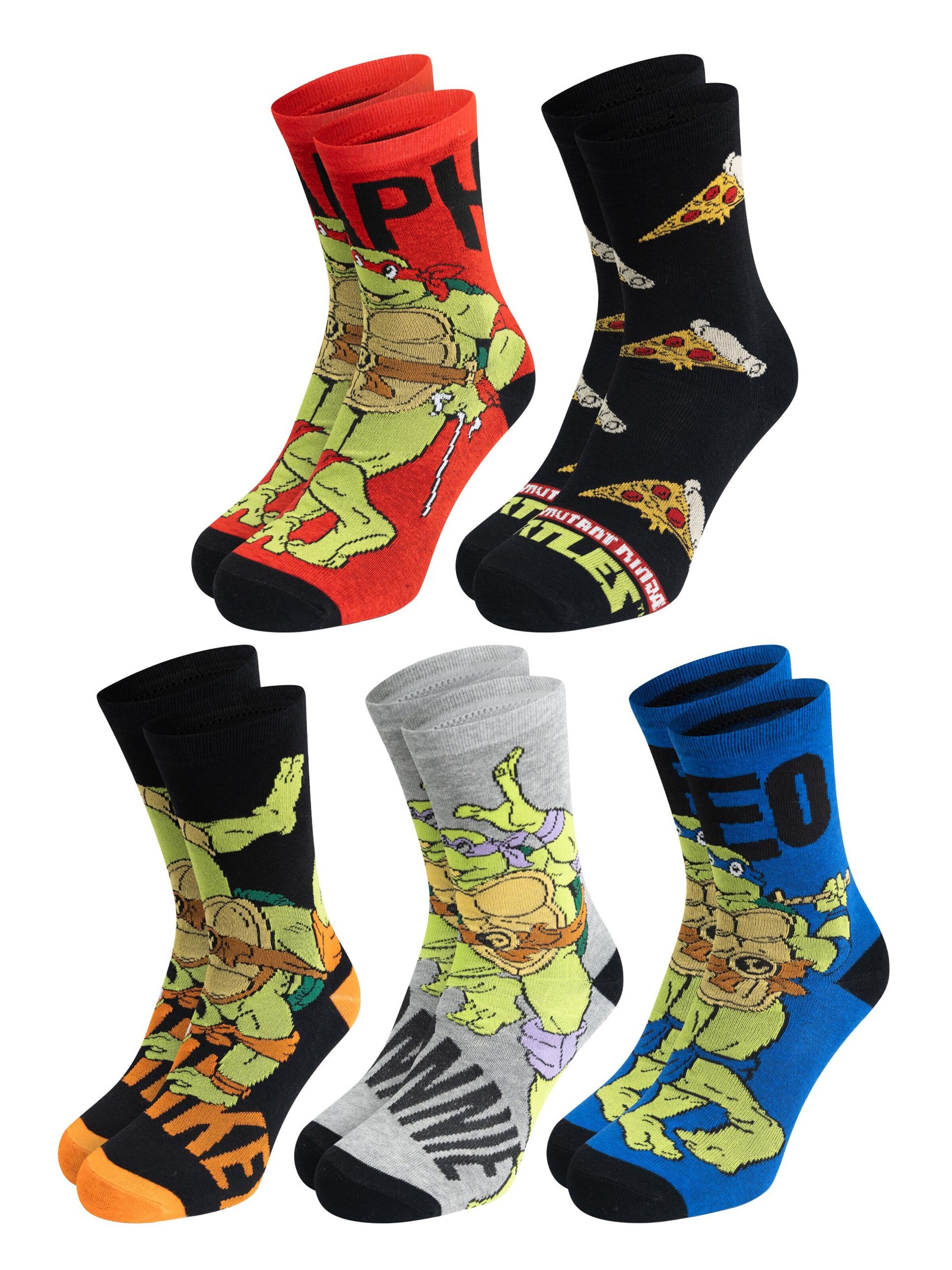 Teenage Mutant Ninja Turtles Socks in Mixed colours: front