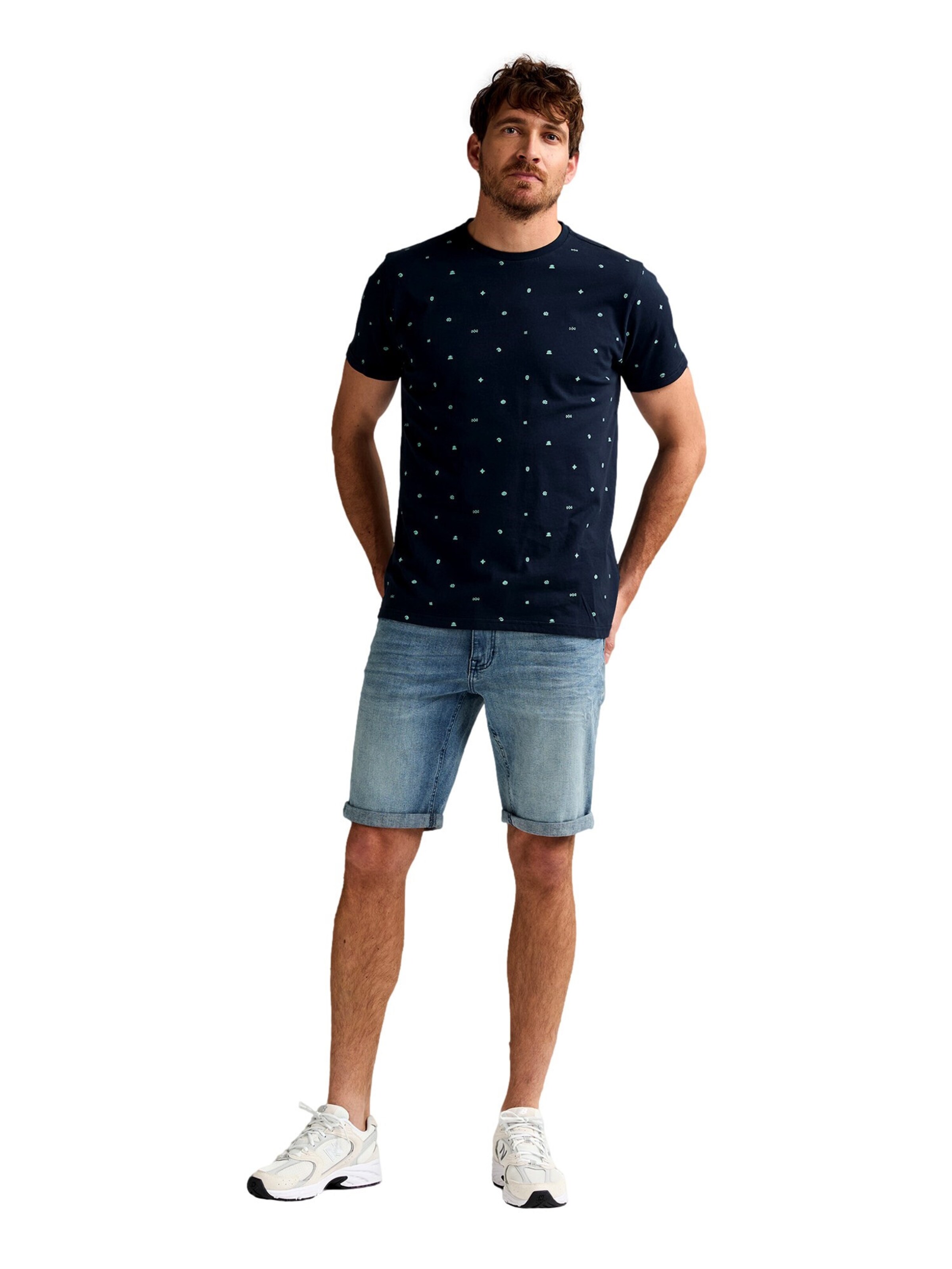 T-Shirt Petrol Industries en bleu