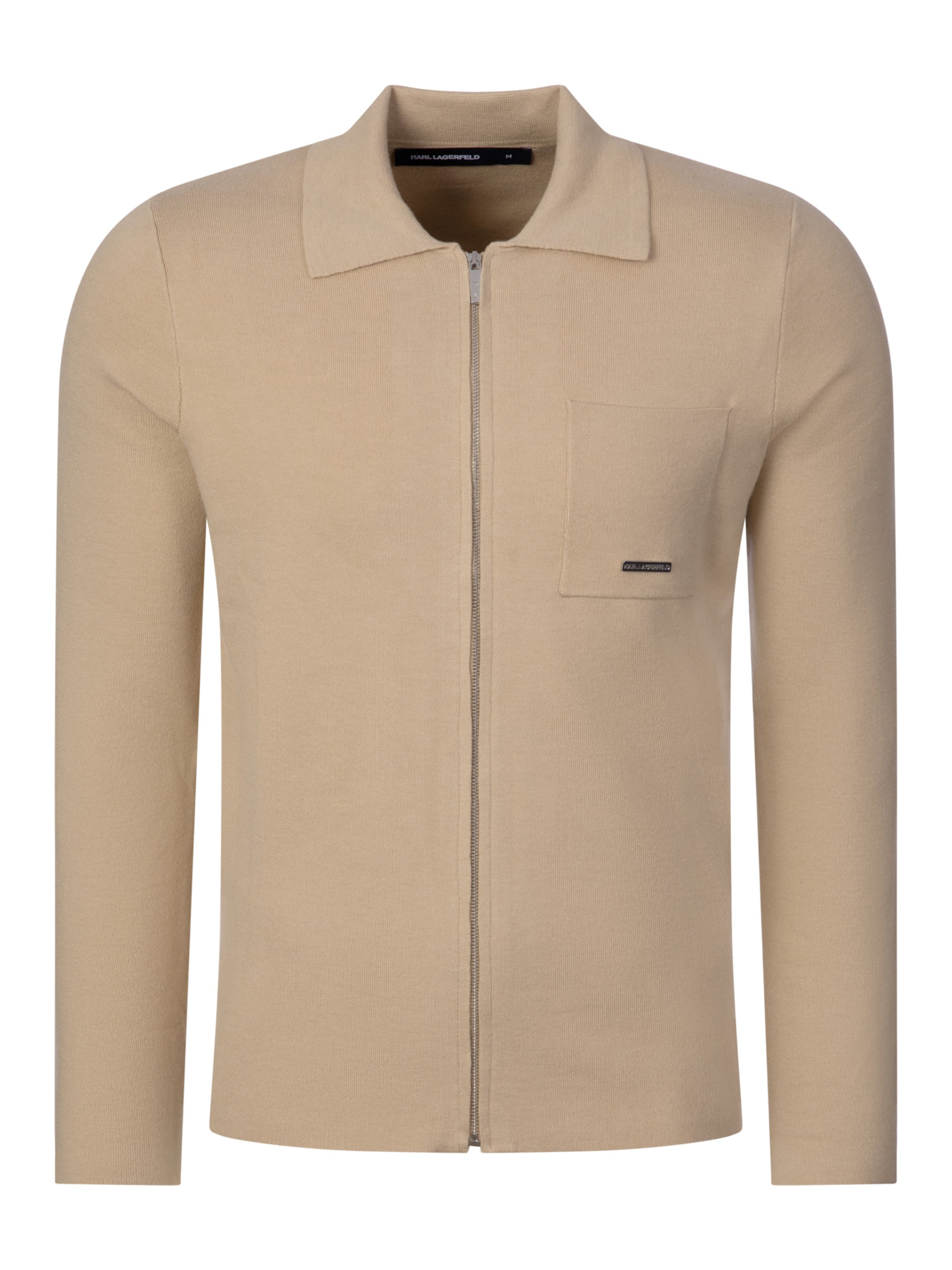 Karl Lagerfeld Strickjacke ' 655014 ' in Braun: Vorderseite