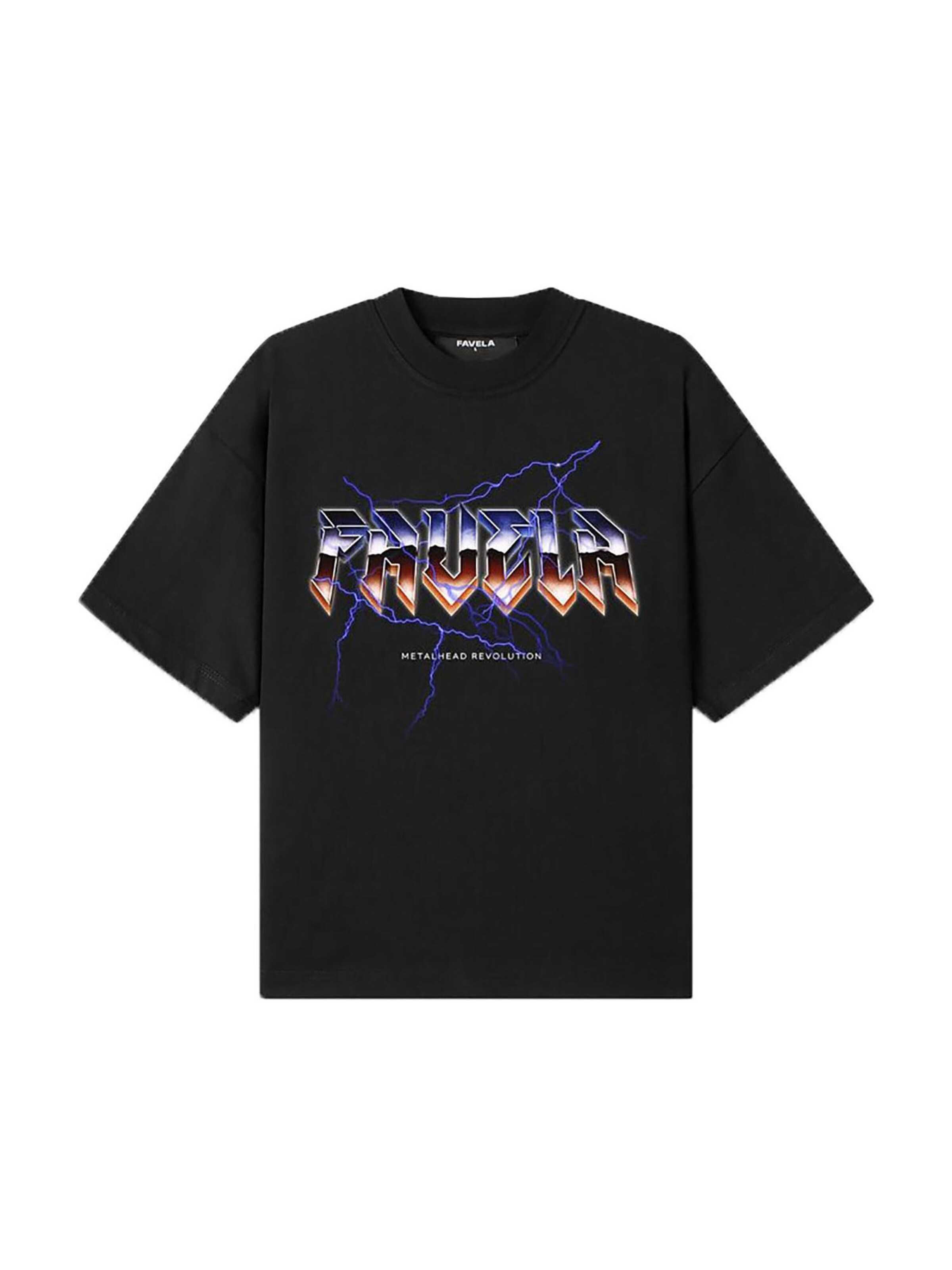 FAVELA Shirt 'Metalhead'‌‌‌‌‌‌‌ in Schwarz