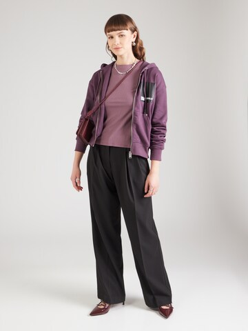 KARL LAGERFELD JEANS Sweat jacket in Purple