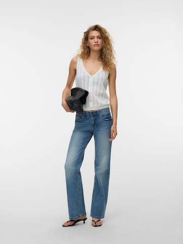 VERO MODA Strickweste 'VMLux' in Weiß