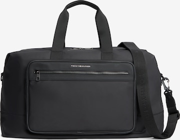 juoda TOMMY HILFIGER Kelioninis krepšys: priekis