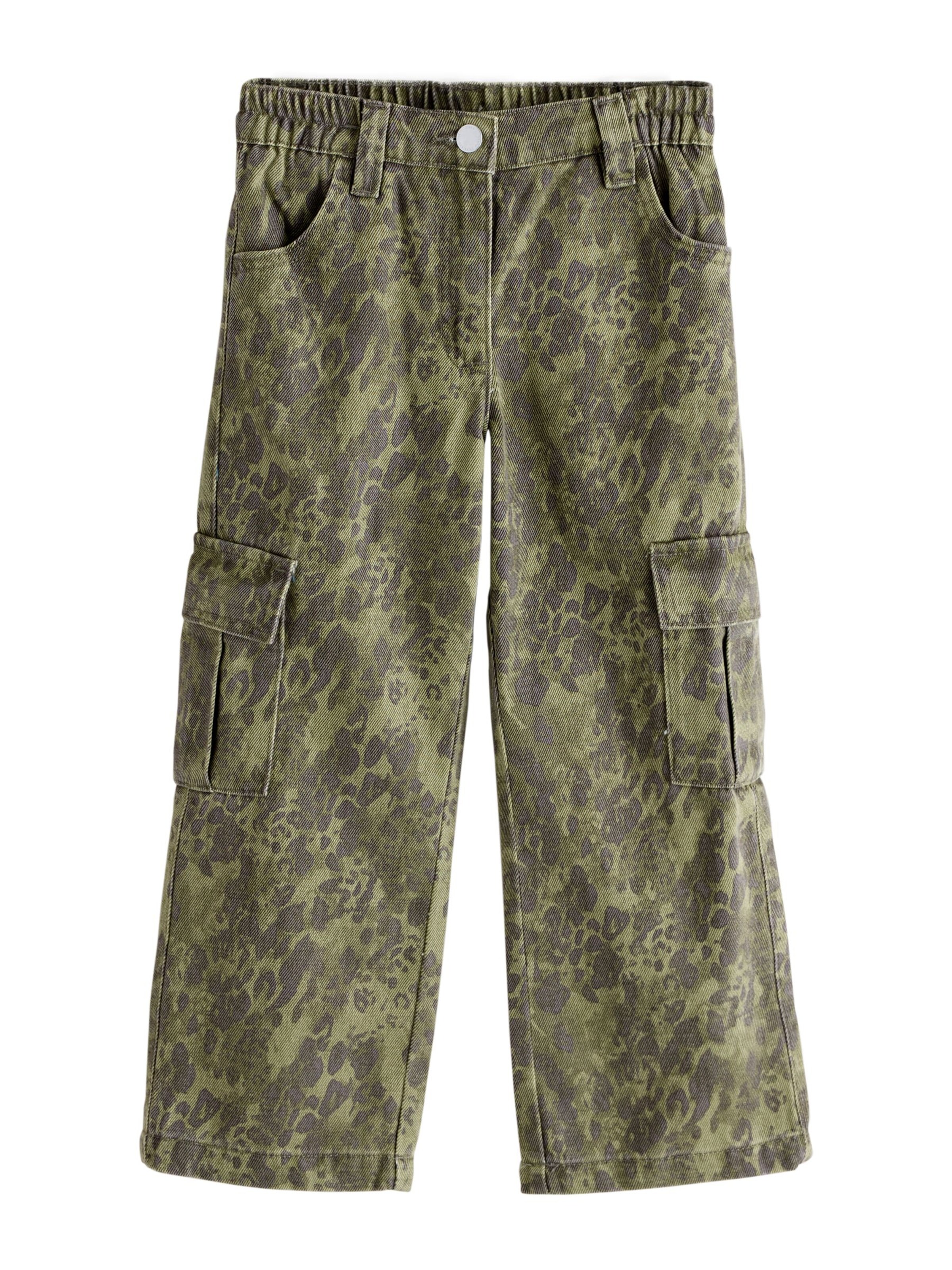 žalia Next Plačios klešnės Džinsai: priekis