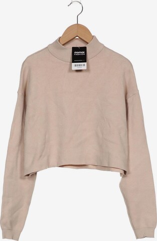 Bershka Sweater & Cardigan in S in Beige: front