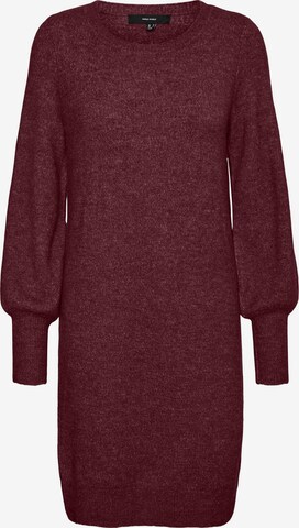 VERO MODA Gebreide jurk 'Simone' in Rood: voorkant