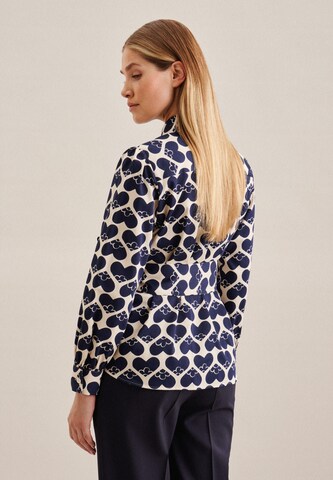 SEIDENSTICKER Blouse in Blauw: voorkant