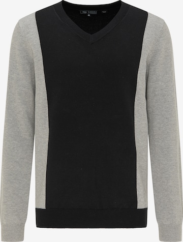 Pull-over MO en gris : devant