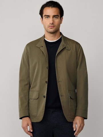 Coupe regular Veste de costume Hackett London en vert : devant