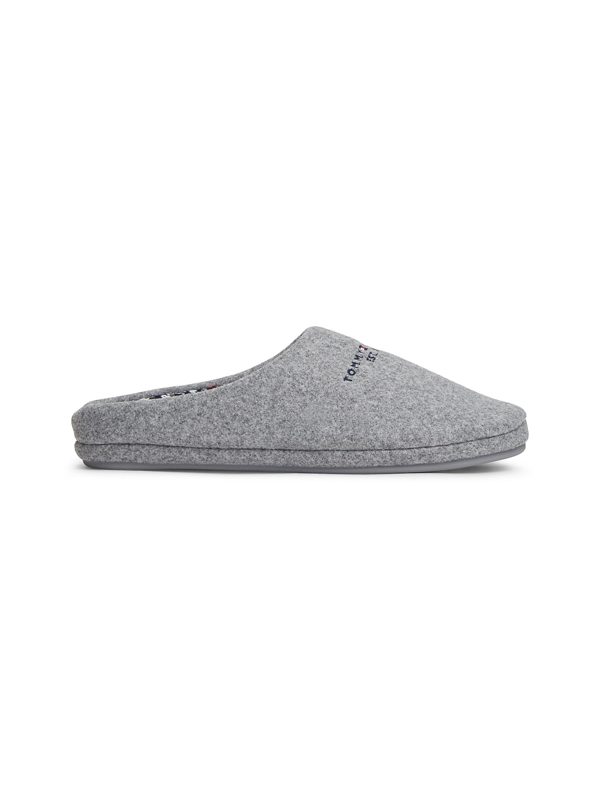 TOMMY HILFIGER Hausschuh in Grau