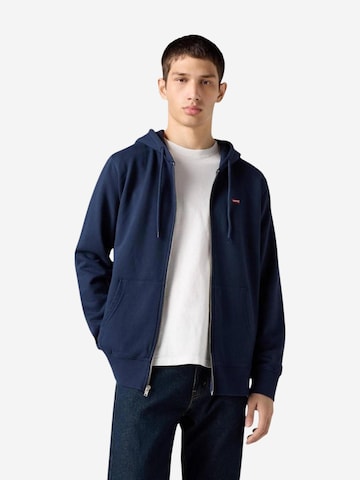 LEVI'S ® - Ajuste regular Sudadera con cremallera 'THE ORIGINAL' en azul: frente
