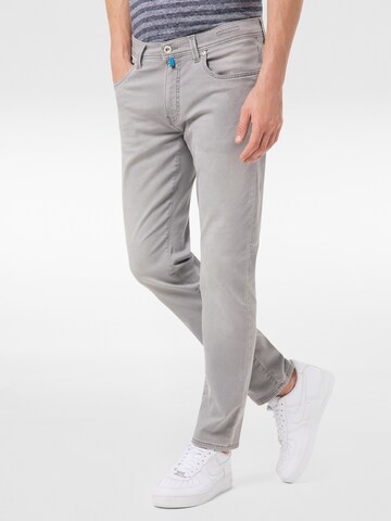 PIERRE CARDIN Slimfit Jeans 'Lyon' in Grijs: voorkant