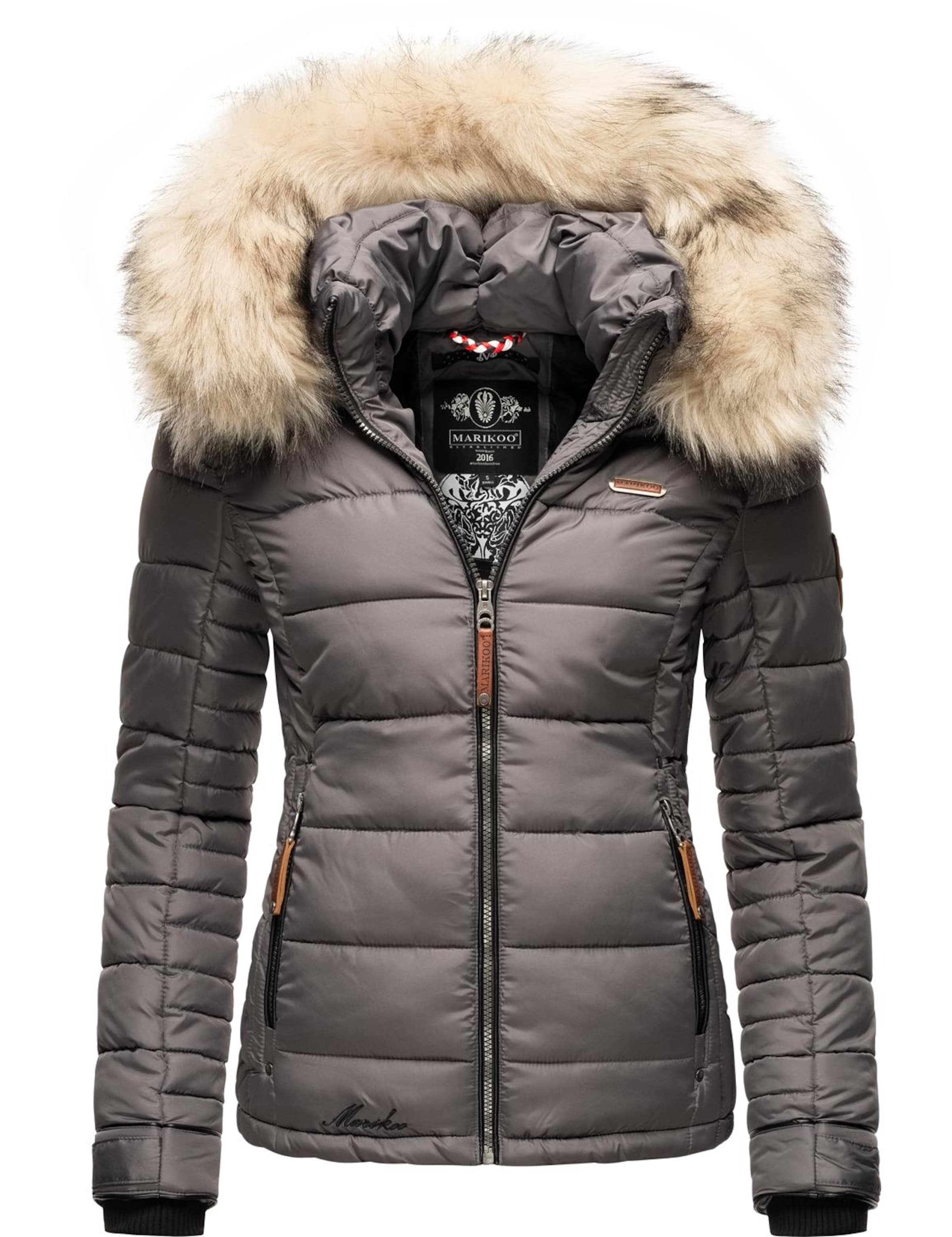 Giacca invernale 'Lerikaa' di MARIKOO in grigio: frontale