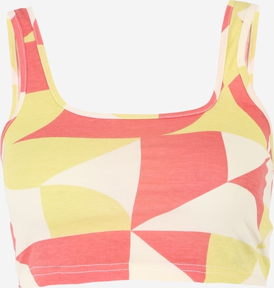 Noisy May Petite Top 'TALLI' in Light yellow / Coral / natural white, Item view