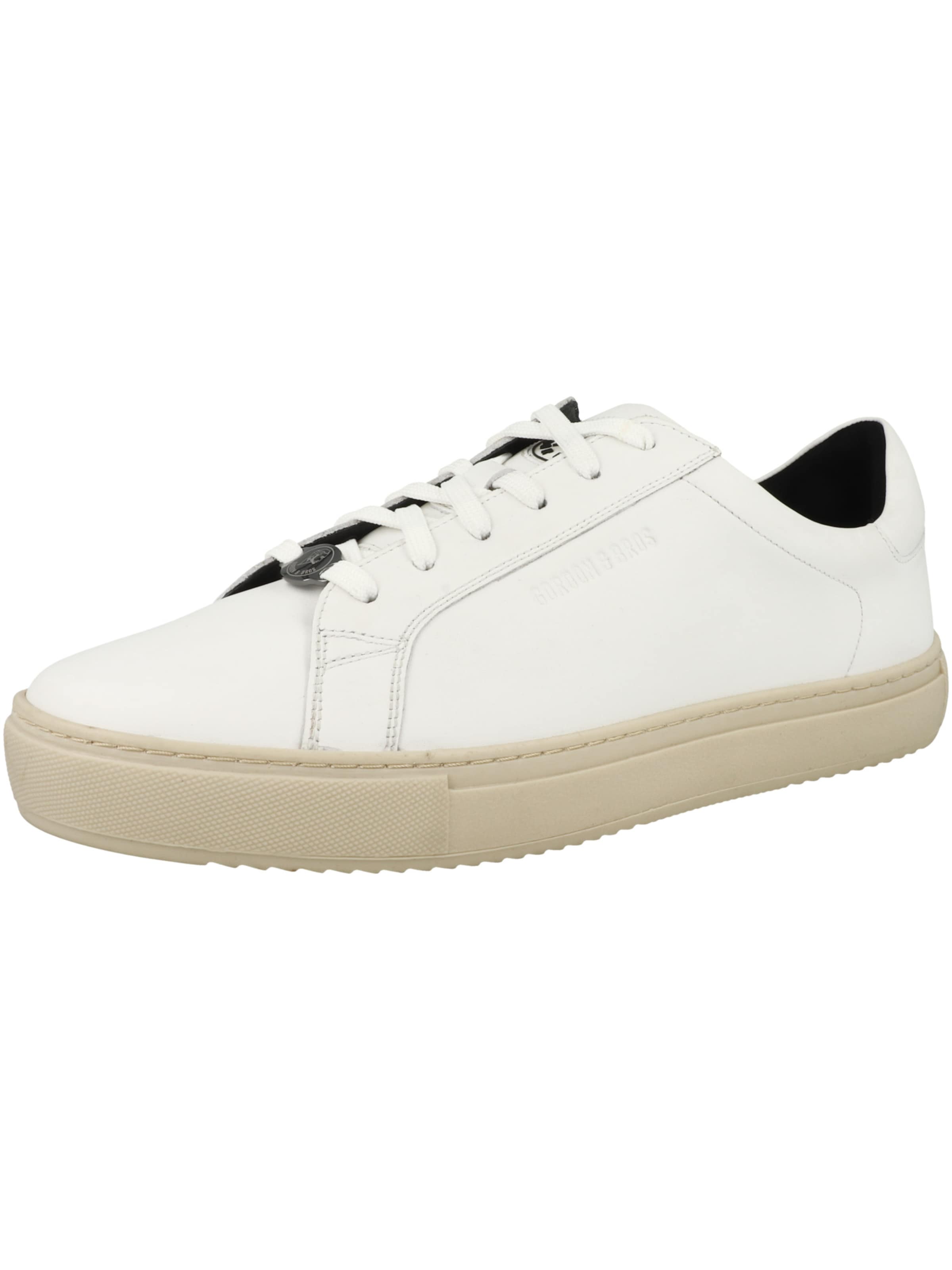 Sneaker bassa 'London' di Gordon & Bros in bianco: frontale