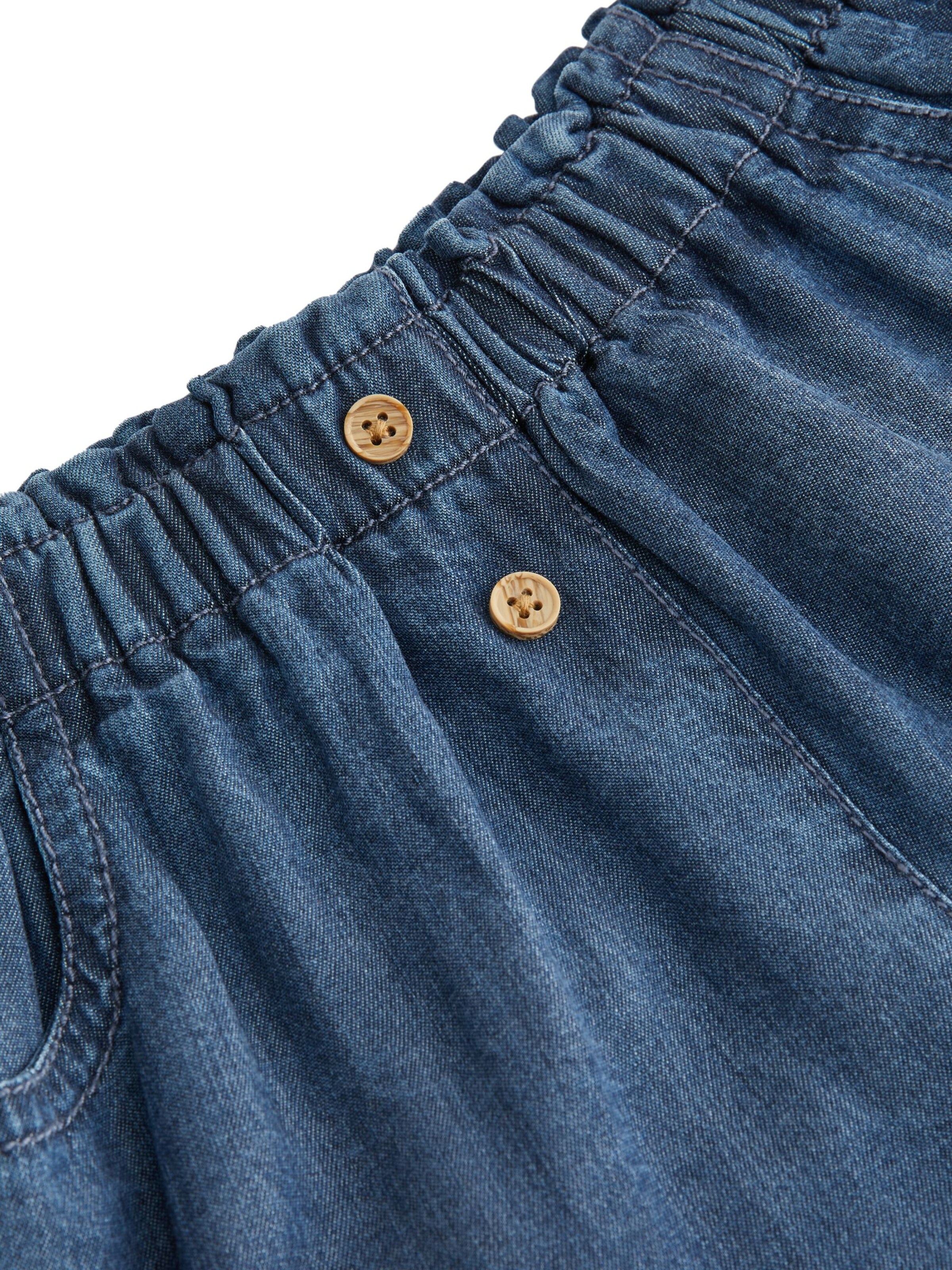 Wide Leg Pantalon Next en bleu