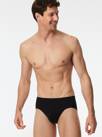SCHIESSER Slip ' Premium Cotton ' in Black: front