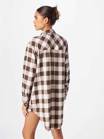 Urban Classics Shirt Dress in Brown