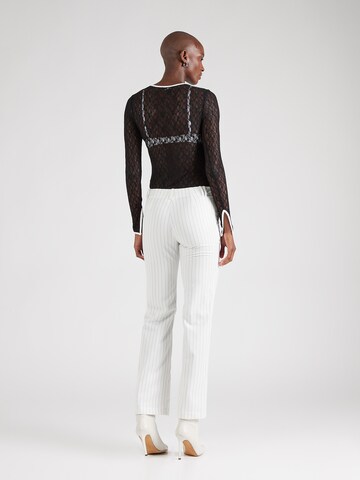 Monki Bootcut Broek in Wit