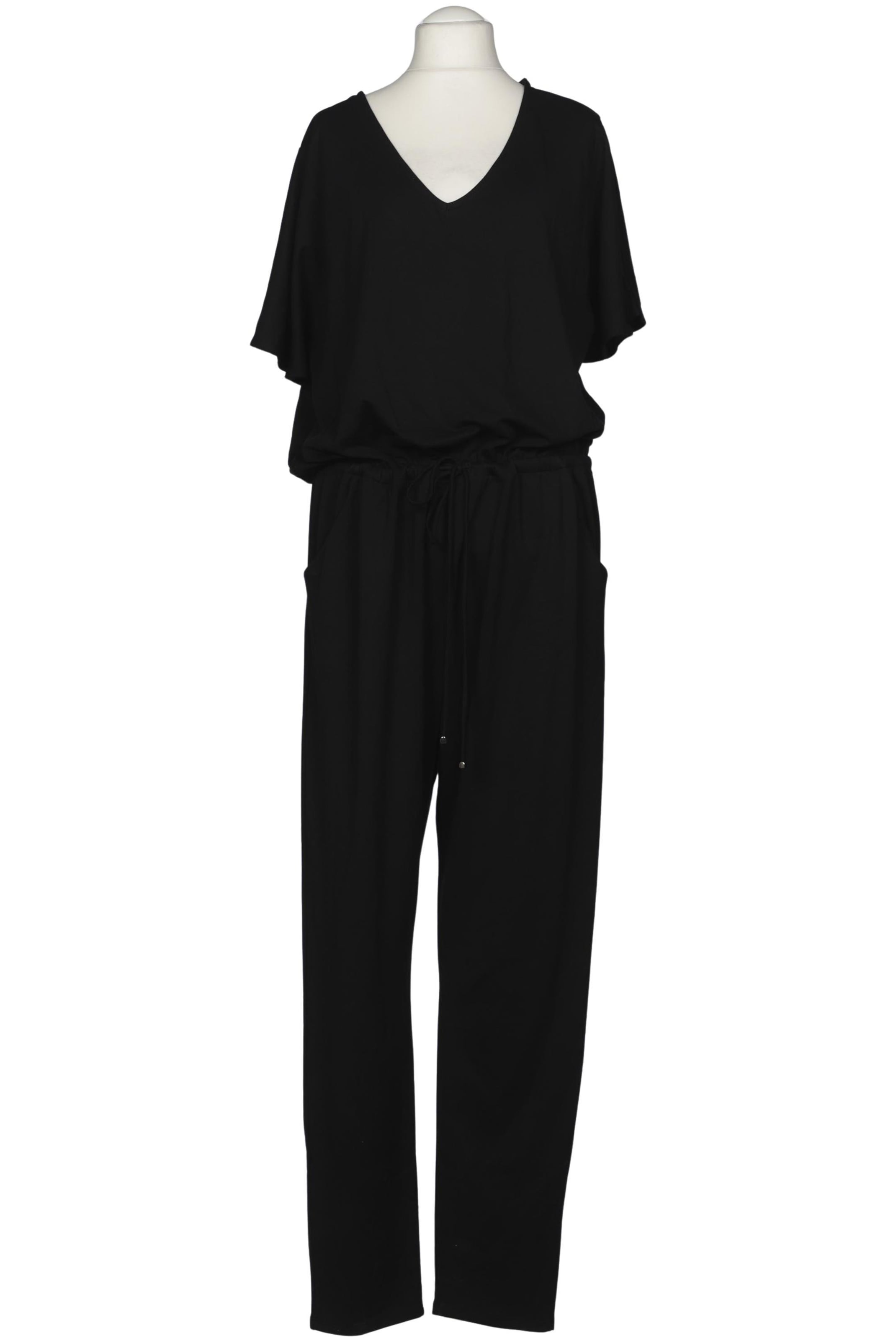 Emilia Lay Overall oder Jumpsuit 6XL in Schwarz: Vorderseite