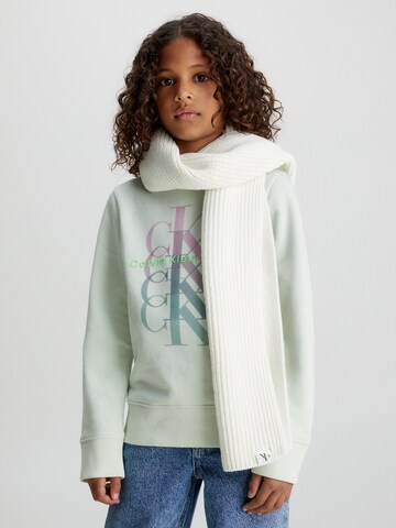 Calvin Klein Jeans Sjaal in Wit: voorkant