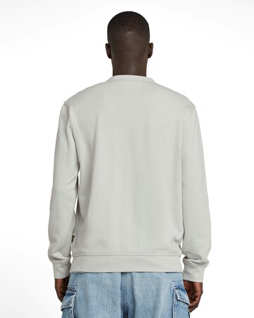 G-STAR Sweatshirt 'G-script Logo' in Grijs