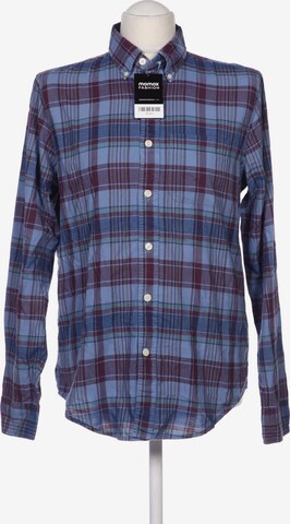 Abercrombie & Fitch Button Up Shirt in M in Blue: front