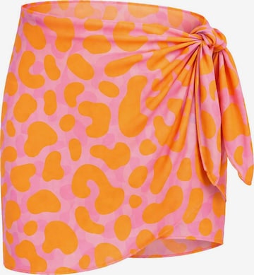 Vêtement de plage 'Beach Wrap' Kalaia en orange : devant