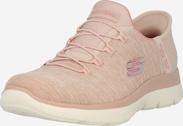 SKECHERS Slip-Ons 'Summits' in Pink: front