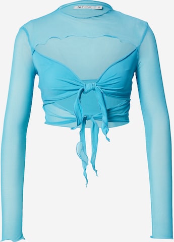 NLY by Nelly Shirt in Blauw: voorkant