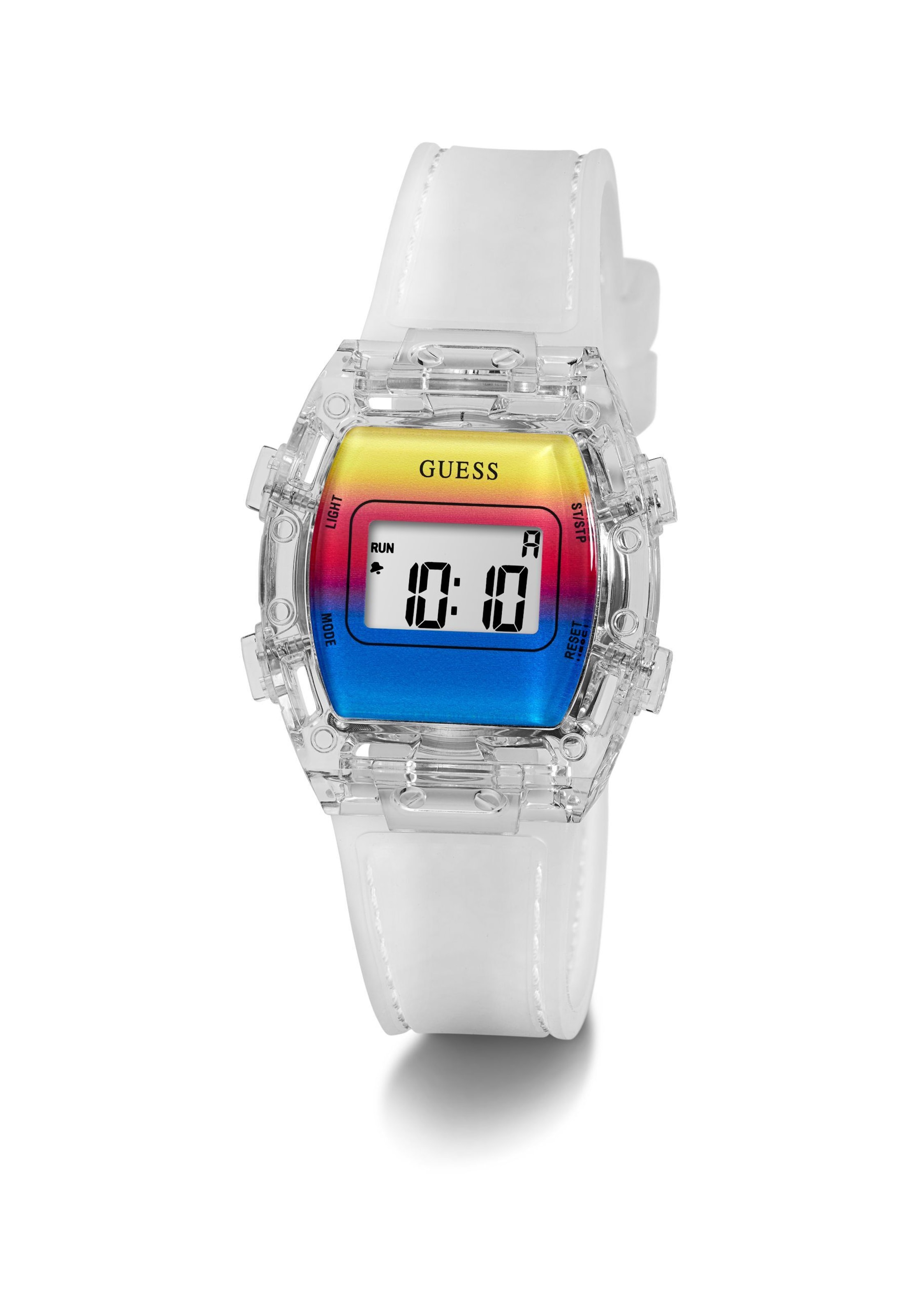 Orologio 'Phineas' di GUESS in trasparente