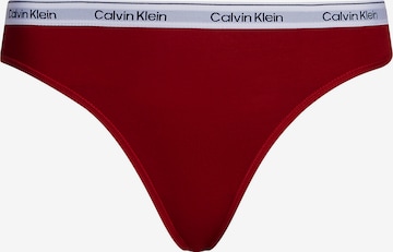 Slip Calvin Klein Underwear en rouge : devant