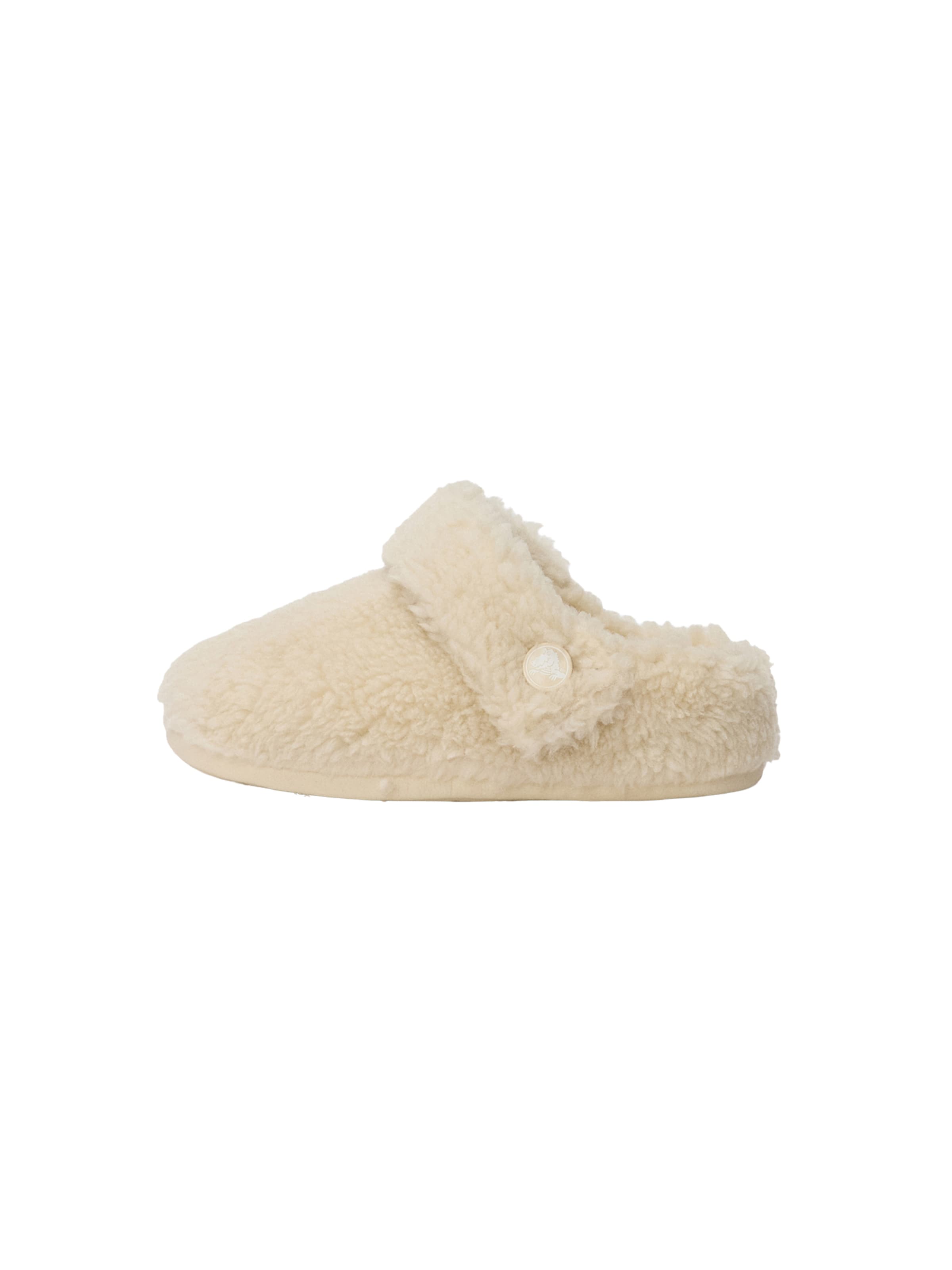 Pantoufle &#x27;Classic Cozzzy&#x27; Crocs en beige : devant