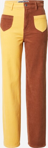 Regular Pantalon 'HOPE' NEON & NYLON en marron : devant