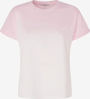 Pepe Jeans Shirt 'LOURDES' in Roze: voorkant