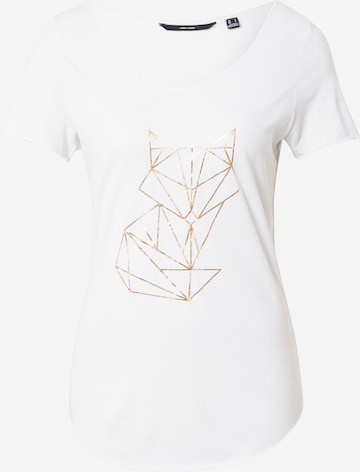 VERO MODA T-shirt 'LUA' i vit: framsida